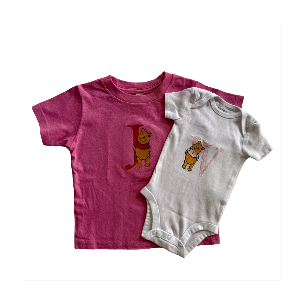 Winnie the Pooh™ Personalized Embroidered Baby Onesie